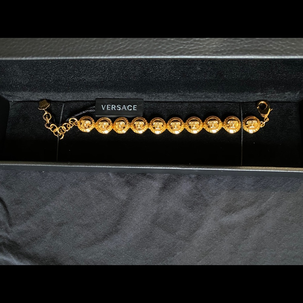 Versace medusa bracelet
